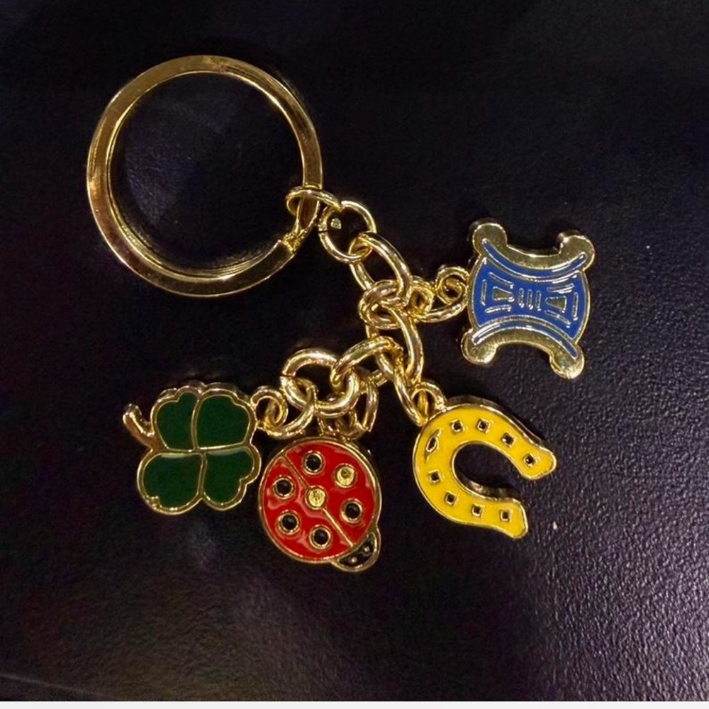 New / Never used ✨ CELINE Lucky Charms Keychain ✨